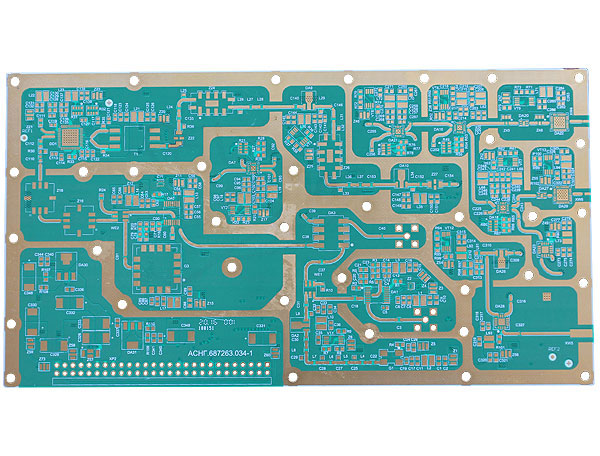 6layers-Ro4350B+FR4-buried-via-board